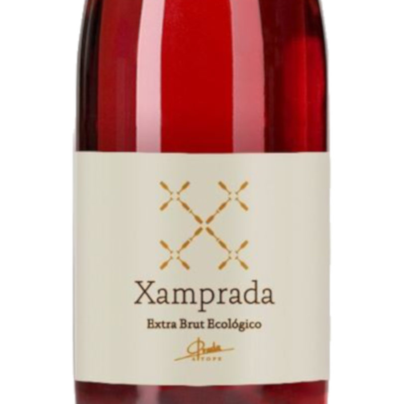 Palacio de Canedo Xamprada Extra Brut Rosado Ecológico Caja 06 ud - Imagen 2